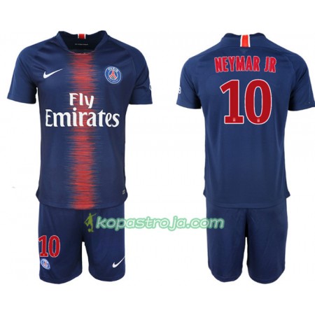 Billiga Fotbollströjor Paris Saint-Germain NEYMAR JR 10 Barn Hemma tröja 2018/19 Kortärmad